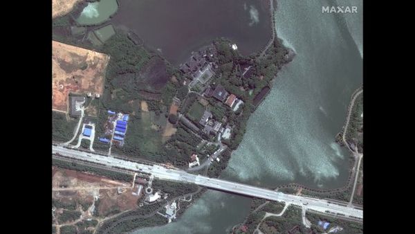 موقع المرفق الطبي قبل بدء إنشائه.