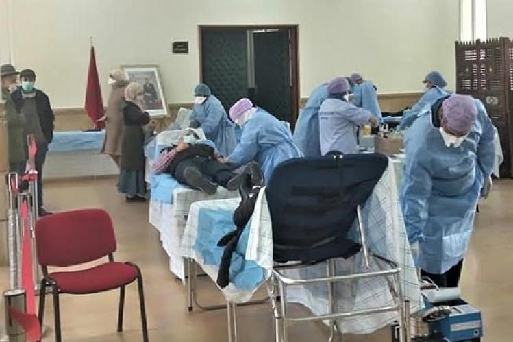 حملة تبرع بالدم داخل محكمة الاستئناف بخريبكة