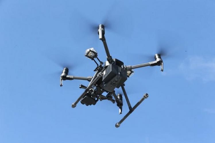 درك تزنيت يفرض الطوارئ الصحية بطائرة “درون”