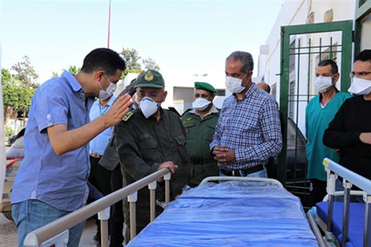 عامل إنزكان يُشرف على توسيع جناح “كوفيد-19”