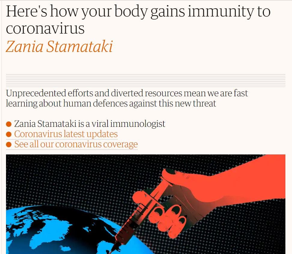 هكذا يكتسب الجسم مناعة ضد فيروس كورونا