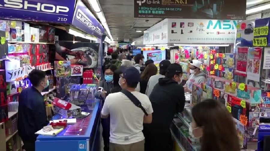 هونغ كونغ: إقبال متزايد على الألعاب وسط تفشي فيروس كورونا (فيديو)