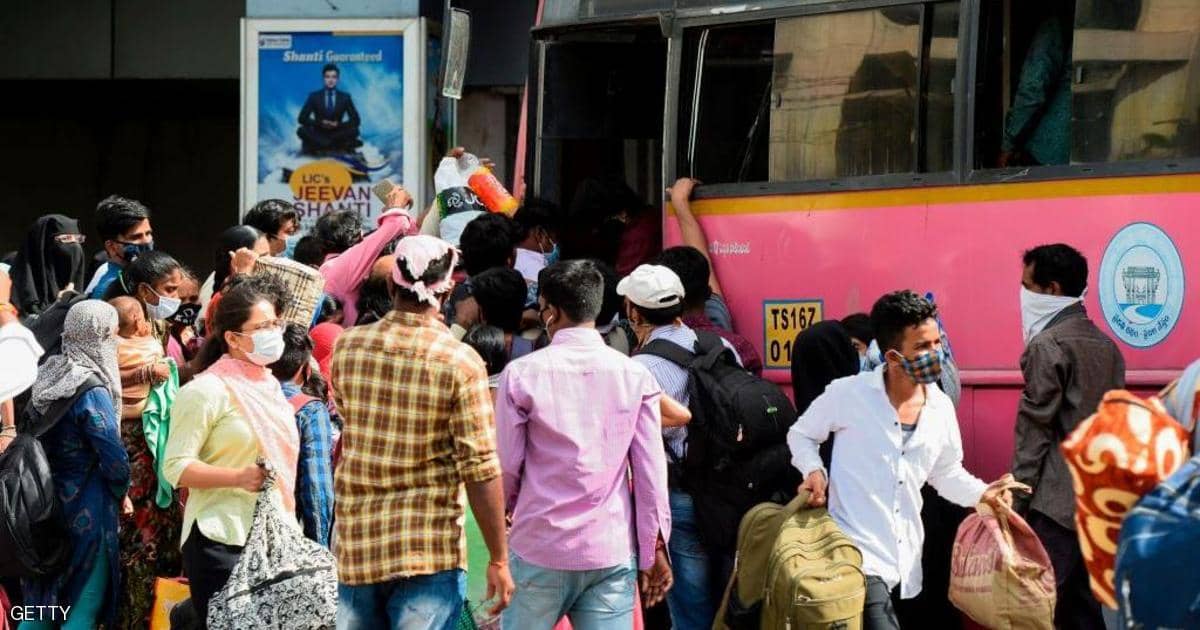 الهند تسجل أعلى معدل إصابات بفيروس كورونا