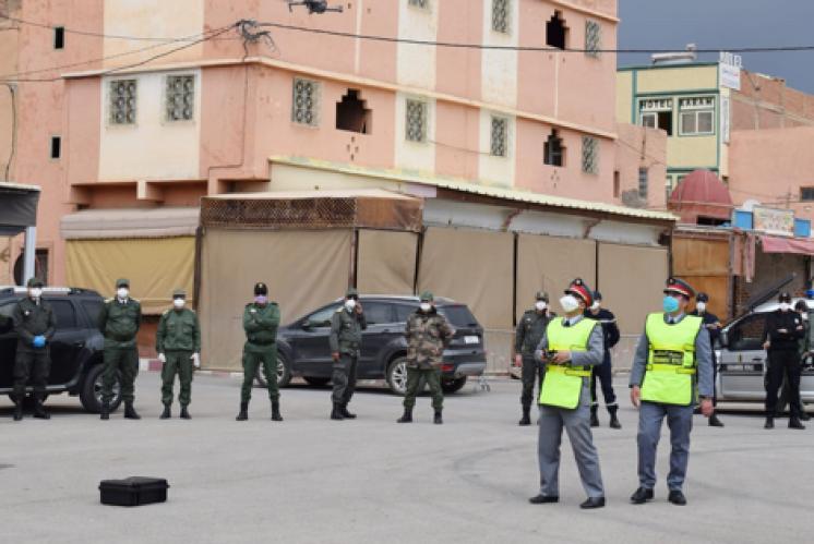 سلطات أولاد النمة تتصدى لخرق “حالة الطوارئ”