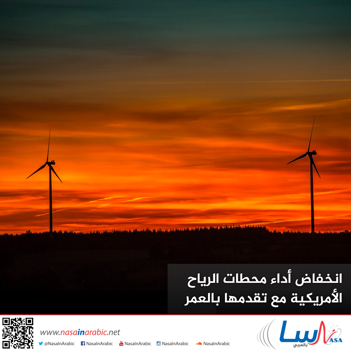 انخفاض أداء محطات الرياح الأمريكية مع تقدمها بالعمر