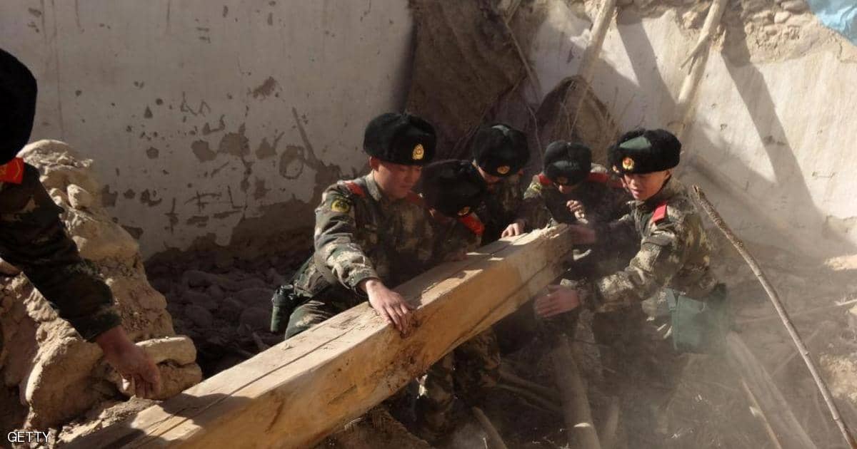 زلزال بقوة 6.4 درجة يضرب الصين