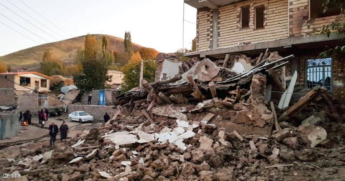 زلزال يهز منطقة الحدود الإيرانية العراقية