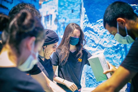 مبادرة شبابية توزع كمامات عالية الجودة بشفشاون