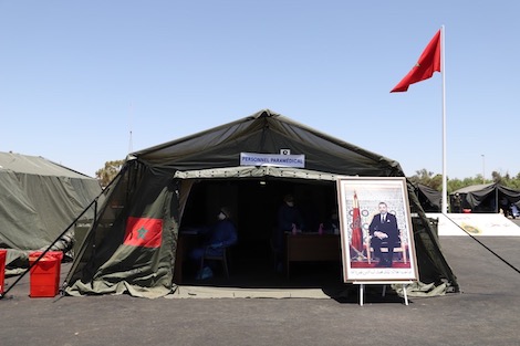 هكذا يستقبل المركز الاستشفائي العسكري ببنجرير مرضى “كورونا”‎