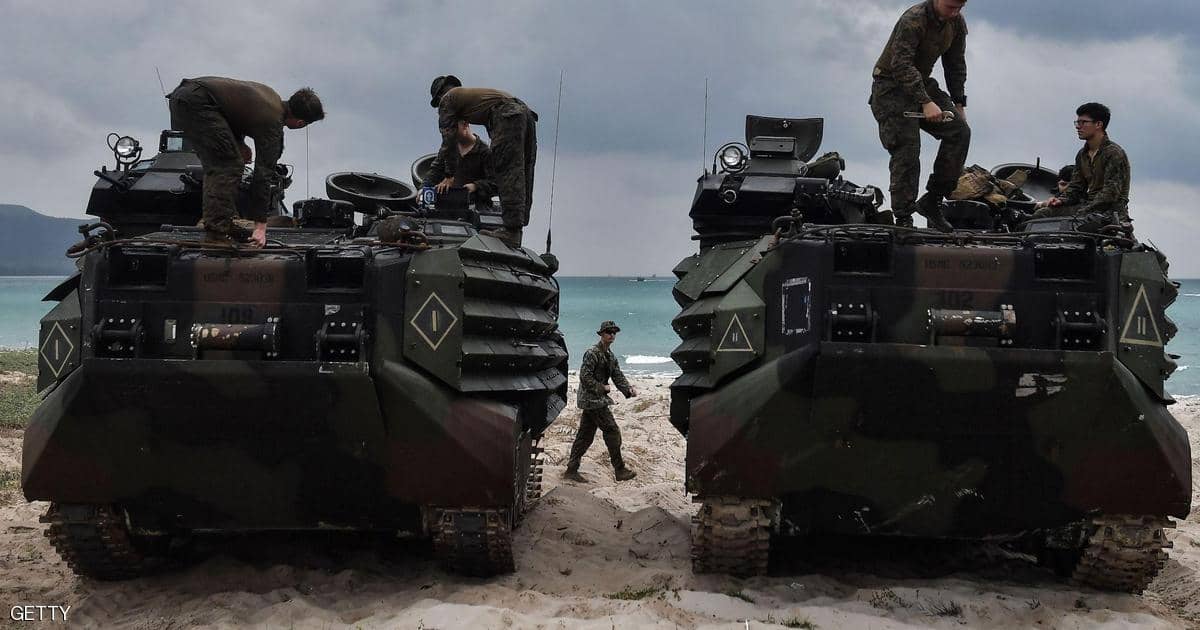 أميركا توقف البحث عن 8 من المارينز فقدوا في مدرعة برمائية