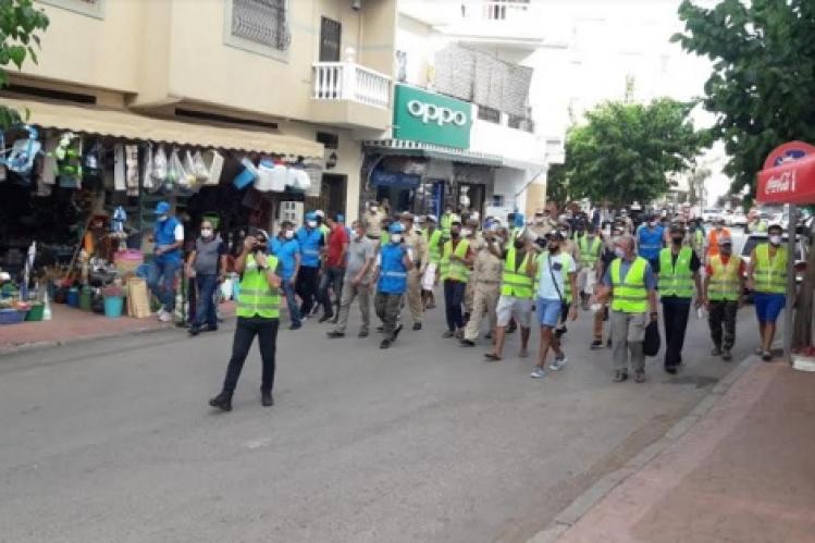 المضيق تشهد حملات توعوية ضد فيروس “كورونا”