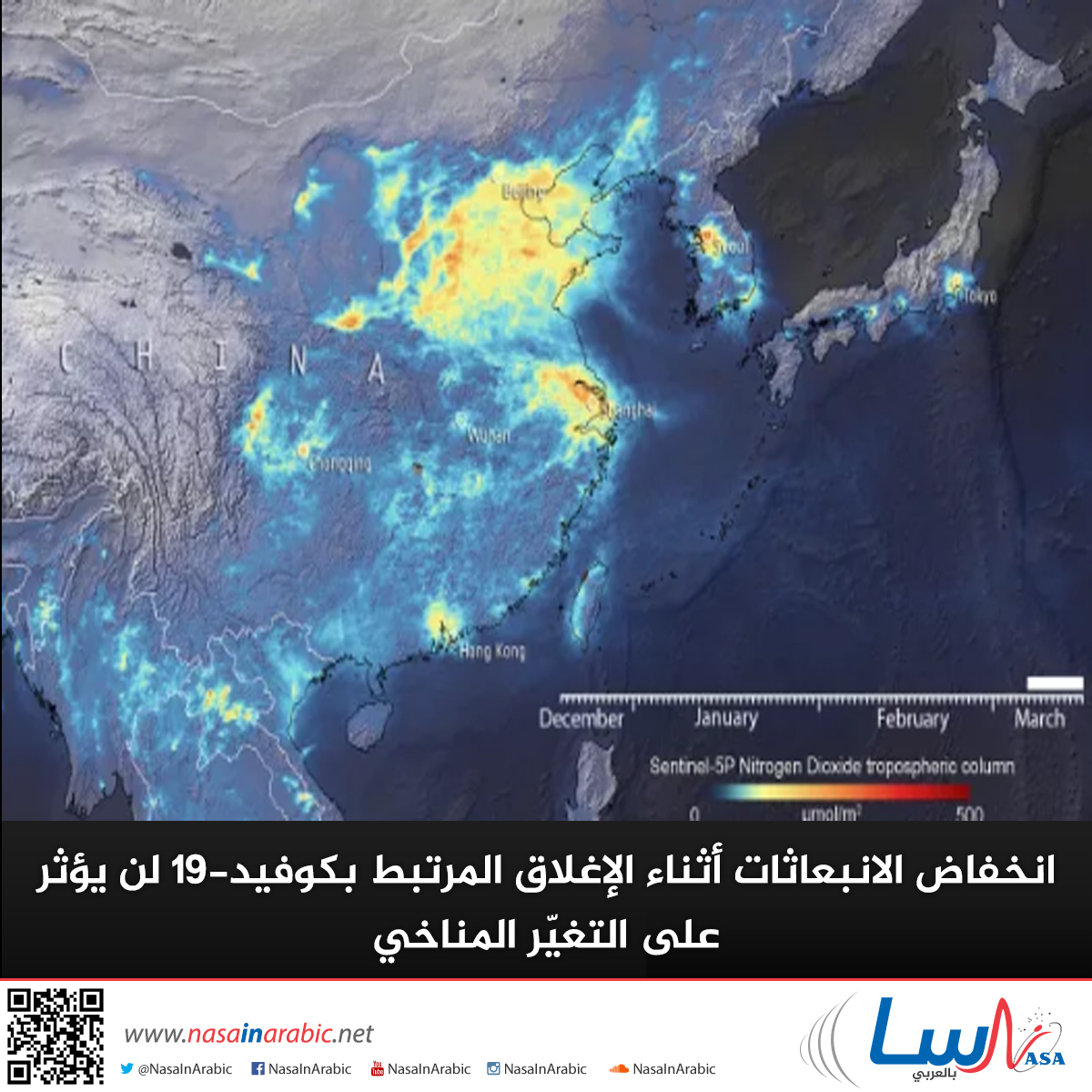 انخفاض الانبعاثات أثناء الإغلاق المرتبط بكوفيد-19 لن يؤثر على التغيّر المناخي