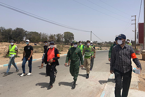 توزيع عشرات الآلاف من الكمامات في جهة سوس