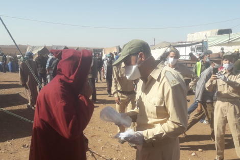 حملة تحسيس بكورونا تستهدف “سوق حد مزورة”