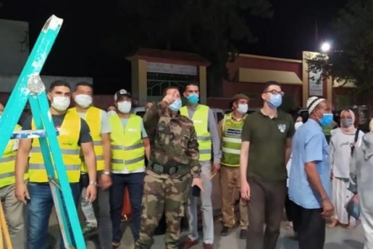 حملة تحسيسية بخطورة الوضع الوبائي في وزان