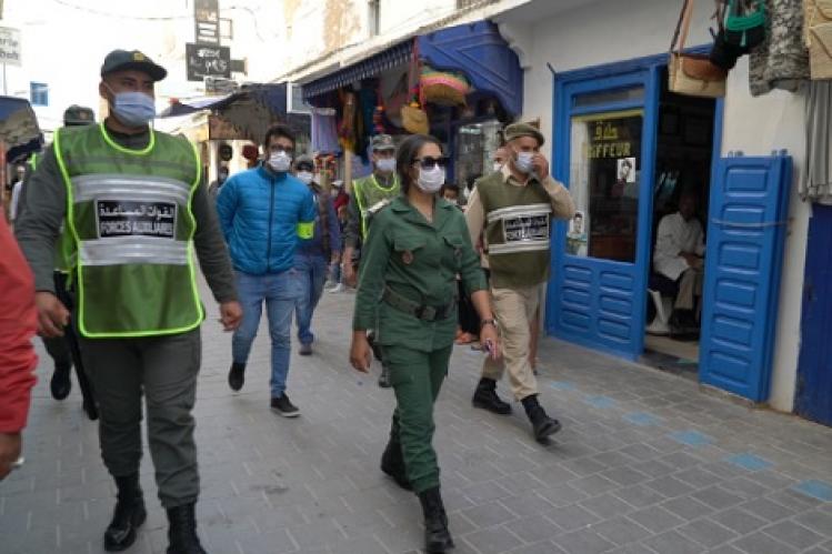 عدم ارتداء الكمامة يوقف العشرات في الصويرة