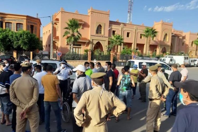 منع وقفة احتجاجية للجبهة الاجتماعية بدمنات