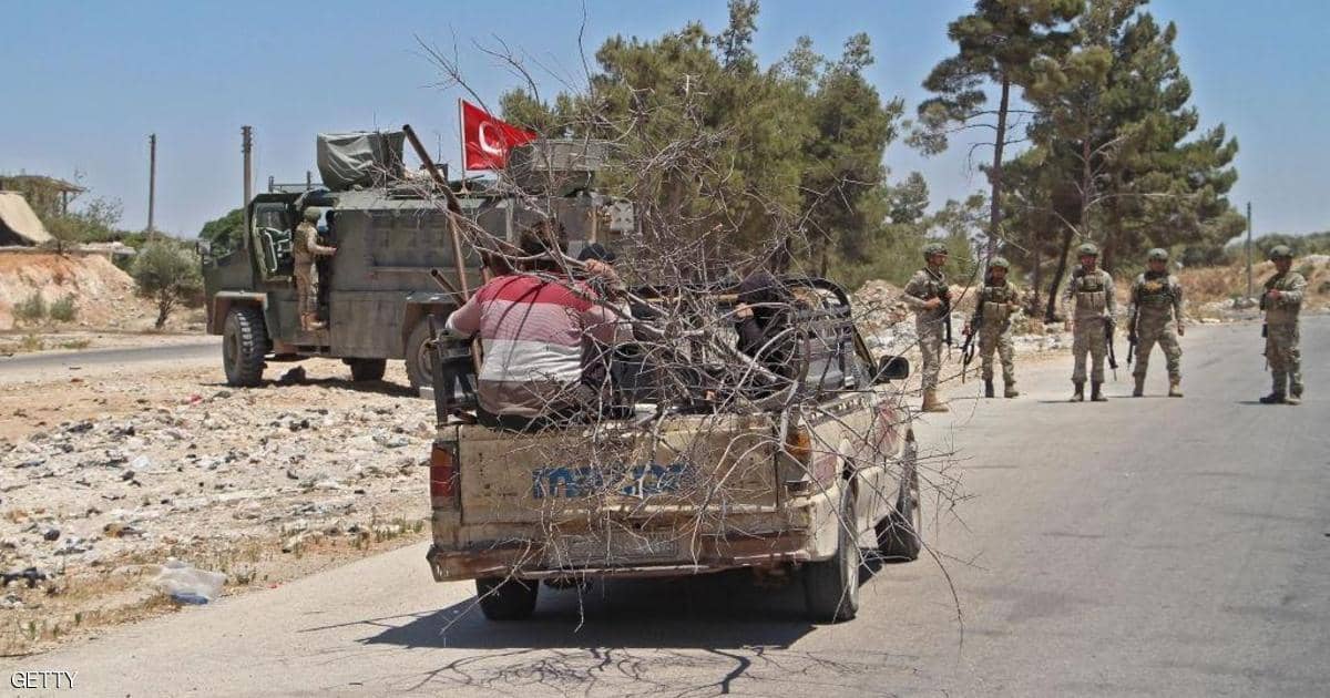 إصابة جنود أتراك في قصف صاروخي بريف حلب