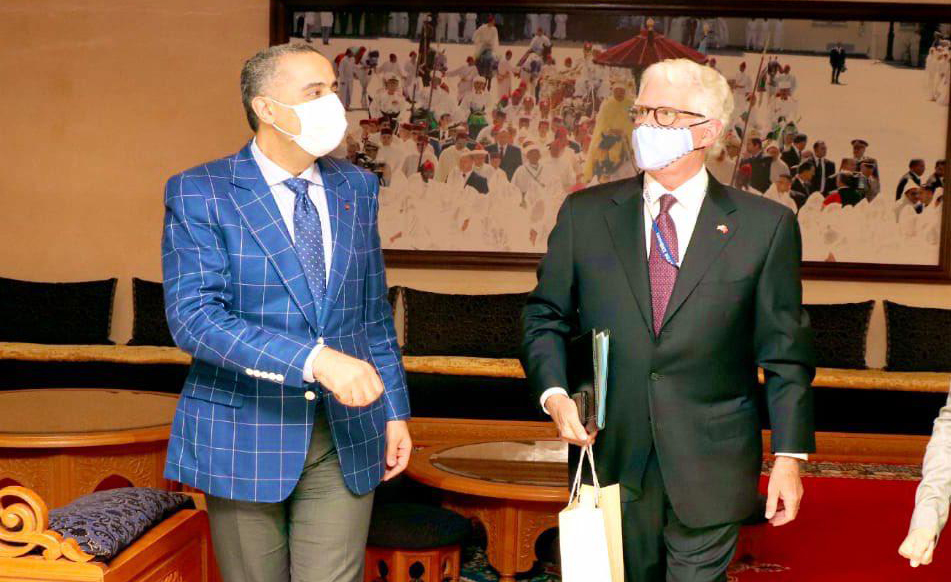 الحموشي يستقبل بالرباط سفير الولايات المتحدة الأمريكية بالمغرب (بلاغ DGST)