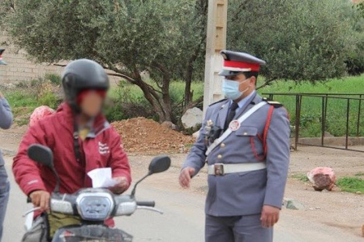 الدرك يشن “الحرب” على الدراجات النارية بتزنيت