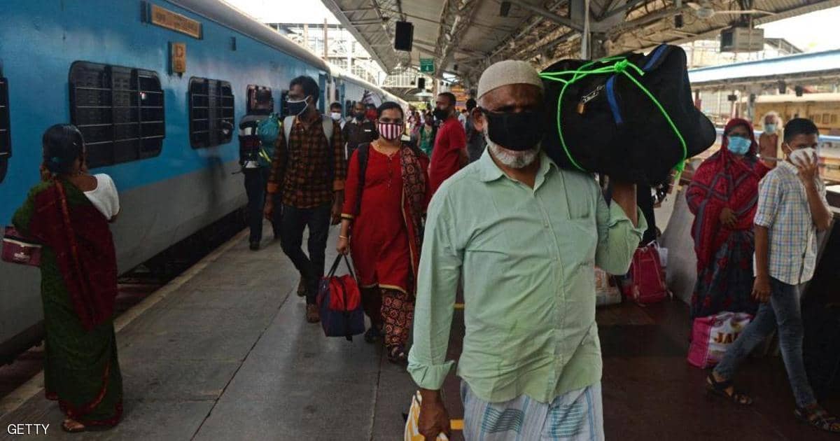 الهند تسجل أكثر من 95 الف حالة جديدة بفيروس كورونا