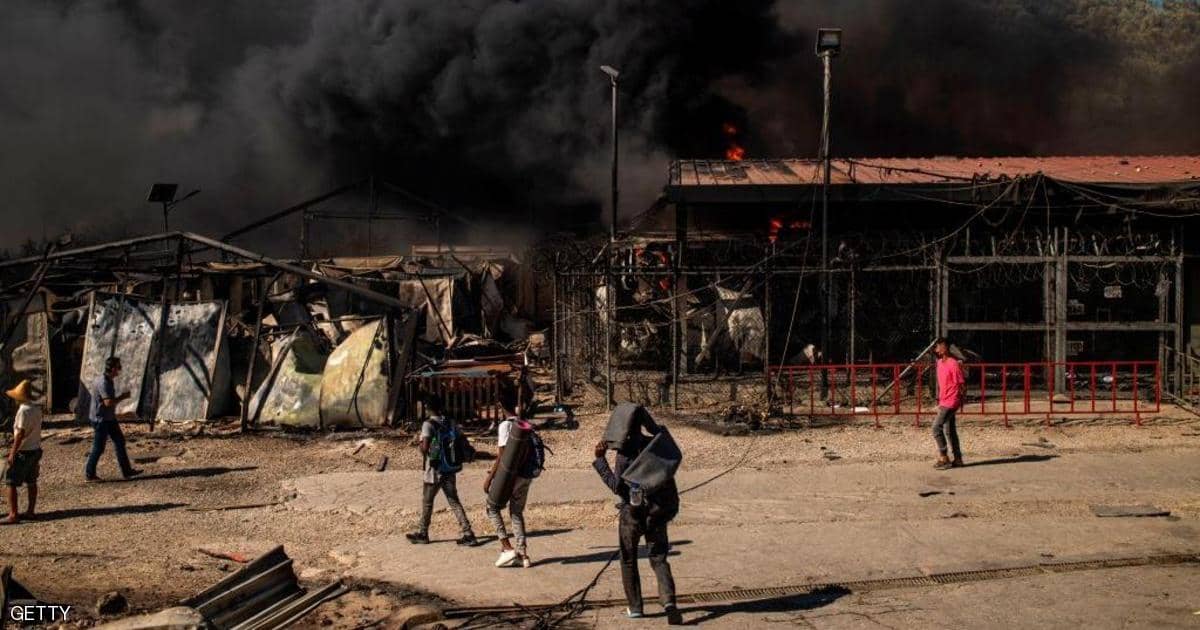 بعد مأساة مخيم اللاجئين.. إعلان حالة الطوارئ في اليونان