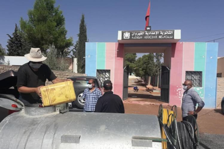 تدابير ميدانية تضمن سلامة التلاميذ في إقليم ميدلت