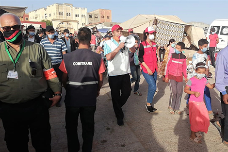 حملة ضد “كورونا” تستهدف سوق “ثلاثاء الأولاد”