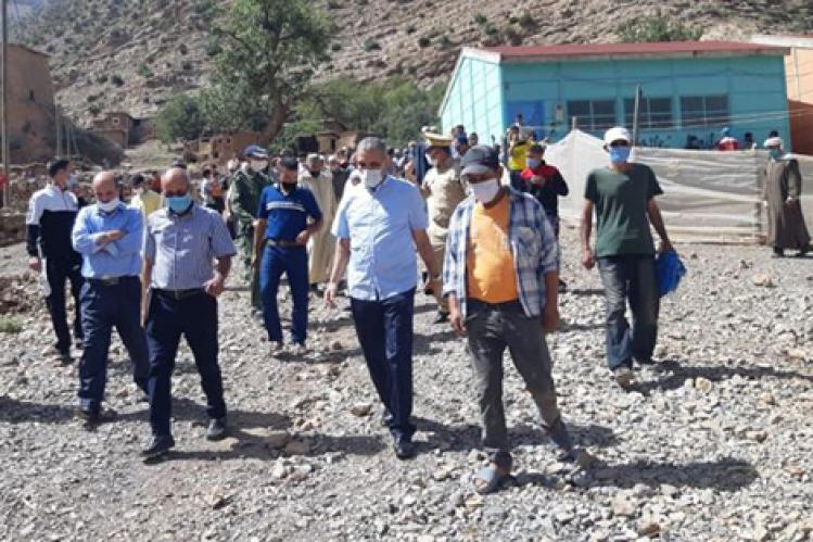 سلطات أزيلال تتفقّد أوضاع مدرسة مهددة بالسقوط