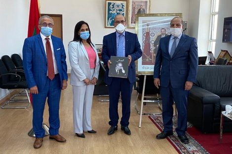 لقاء يجمع بوعياش بمسؤولين قضائيين في أكادير