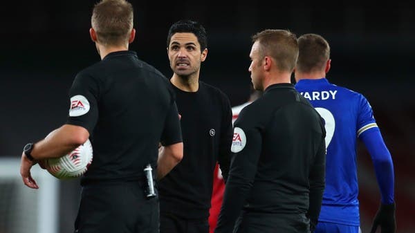 أرتيتيا يتحسر على ضياع فرص أرسنال في مباراة ليستر