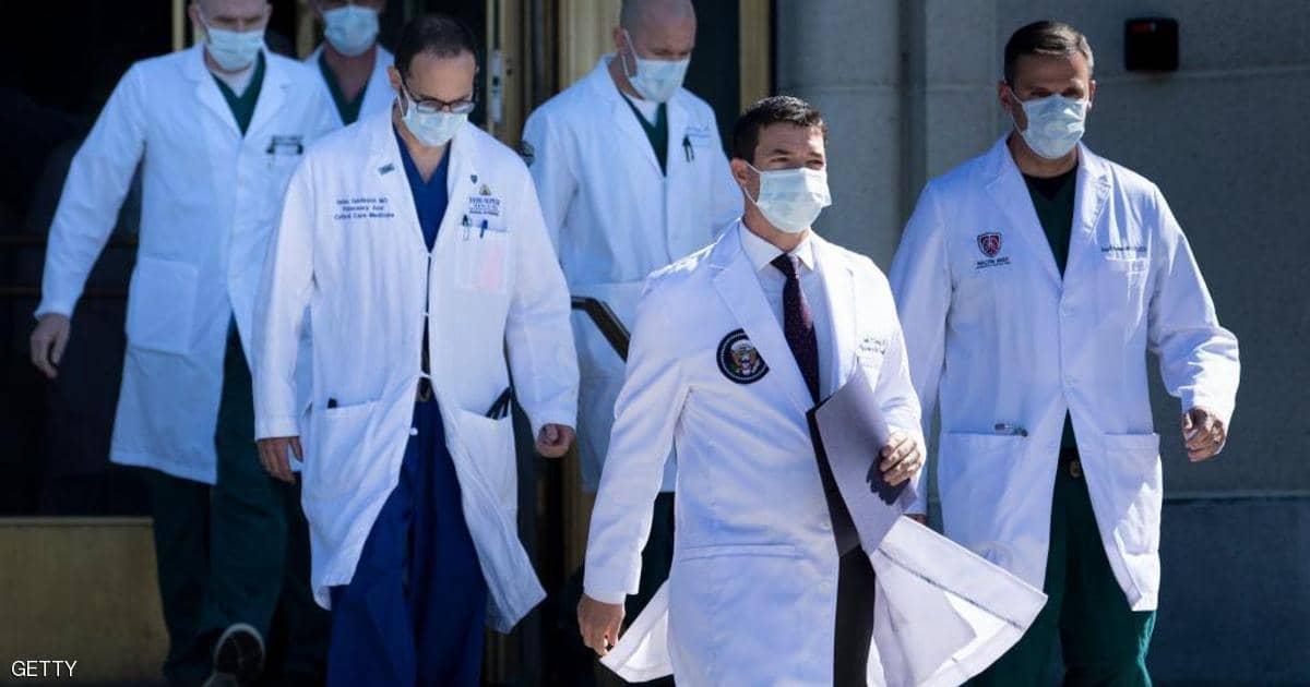 البيت الأبيض يعلن رأي الأطباء في حالة ترامب