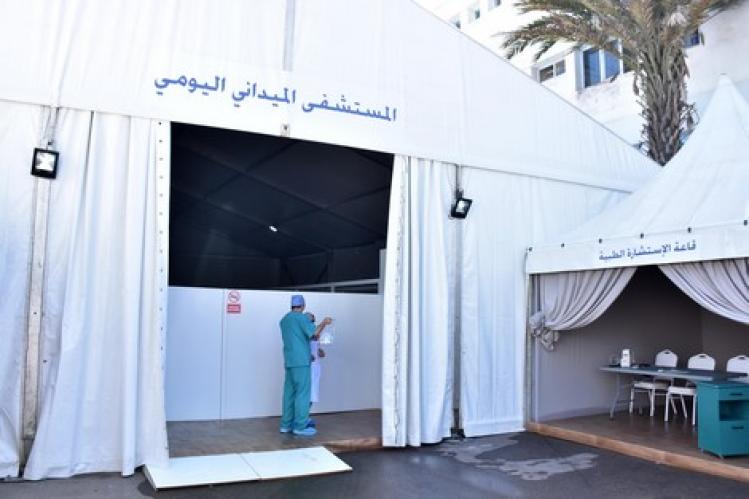 البيضاء تشهد توسيع “مستشفى كورونا” الميداني
