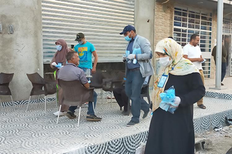 المجلس العلمي المحلي في بومية يحارب كورونا