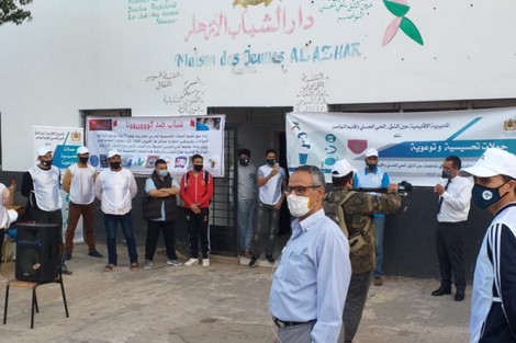 جمعيات تحاول محاصرة “كورونا” بالحي الحسني