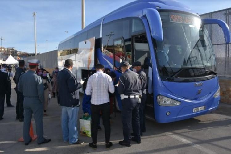 فوج ثالث يرفع عدد العائدين من سبتة إلى 371‎