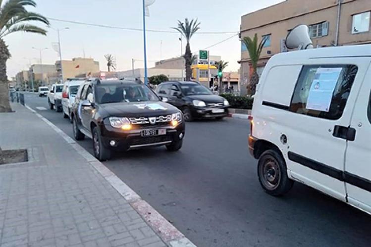 إقليم تزنيت يشهد حملات توعوية بخطورة “كورونا”