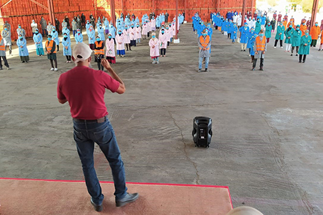 حملة ضد انتشار الجائحة بقطاع حوامض سوس