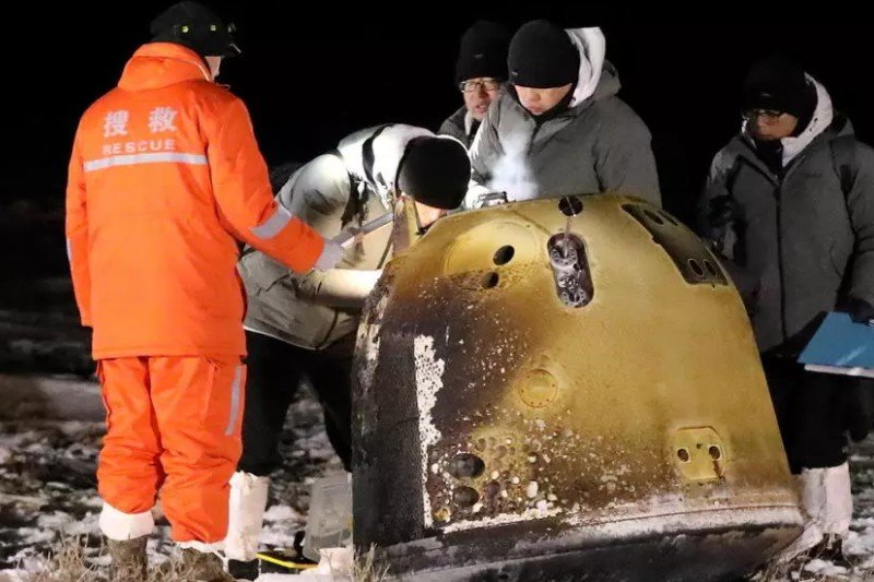 الصين ثالث دولة تحصل على عينة من تربة القمر