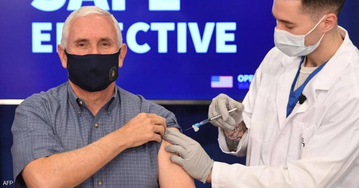 بالفيديو.. نائب الرئيس الأميركي يتلقى لقاح كورونا