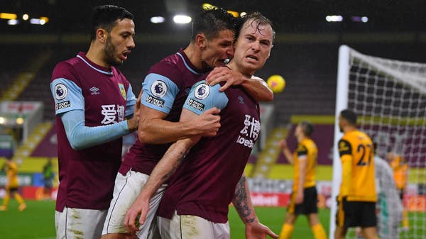 بيرنلي يتخلص من عقدته التهديفية على حساب وولفرهامبتون