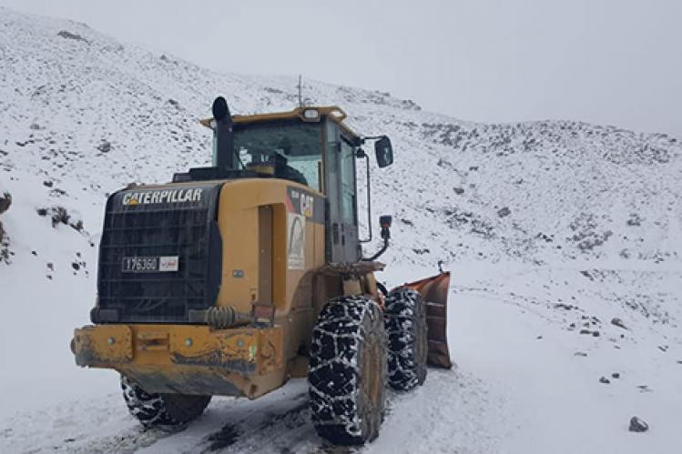 تقلبات الجو تقيد السير بين إقليمَي بولمان وإفران