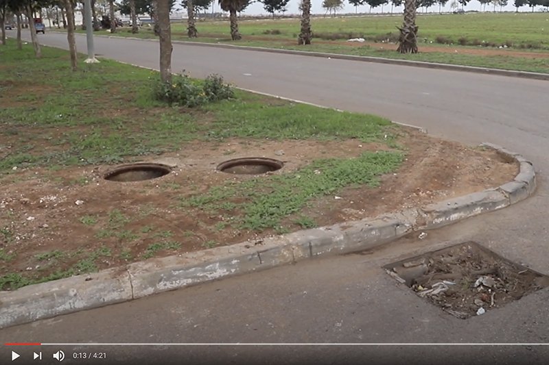 سرقة أغطية الصرف الصحي