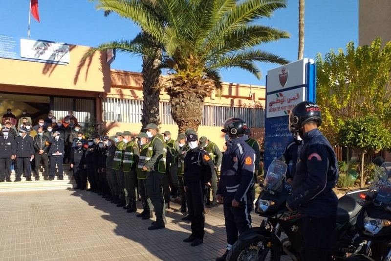 شرطة الفقيه بنصالح تؤَمن “احتفالات رأس السنة”