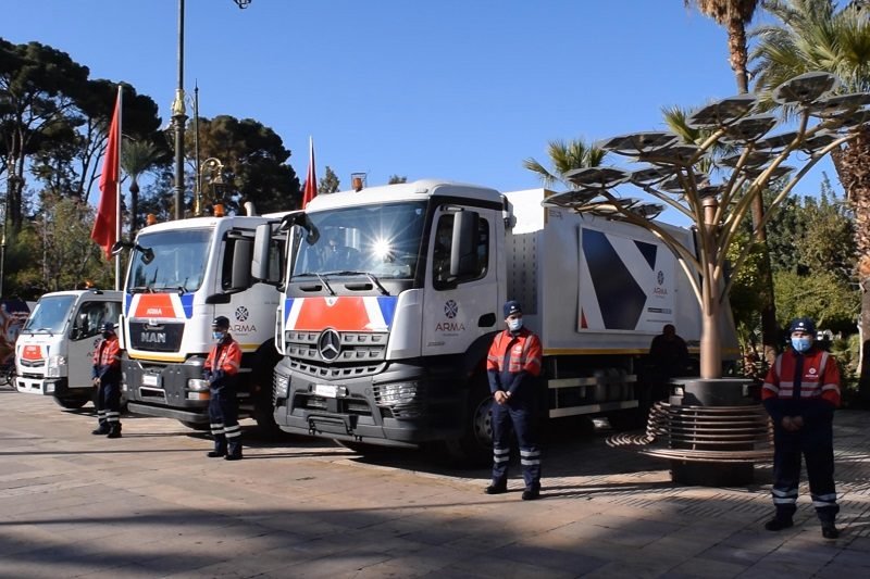 مراكش تفوض تدبير جمع النفايات لشركة “أرما”