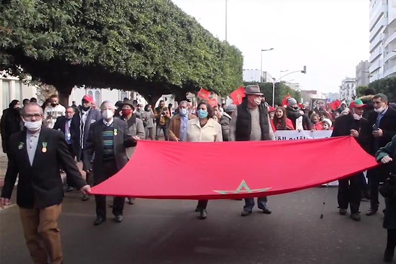 مسيرة احتفالية تجوب القنيطرة