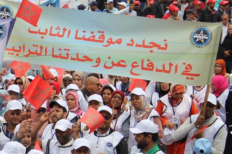 نقابيون: الطبقة العاملة تتشبث بمغربية الصحراء‎