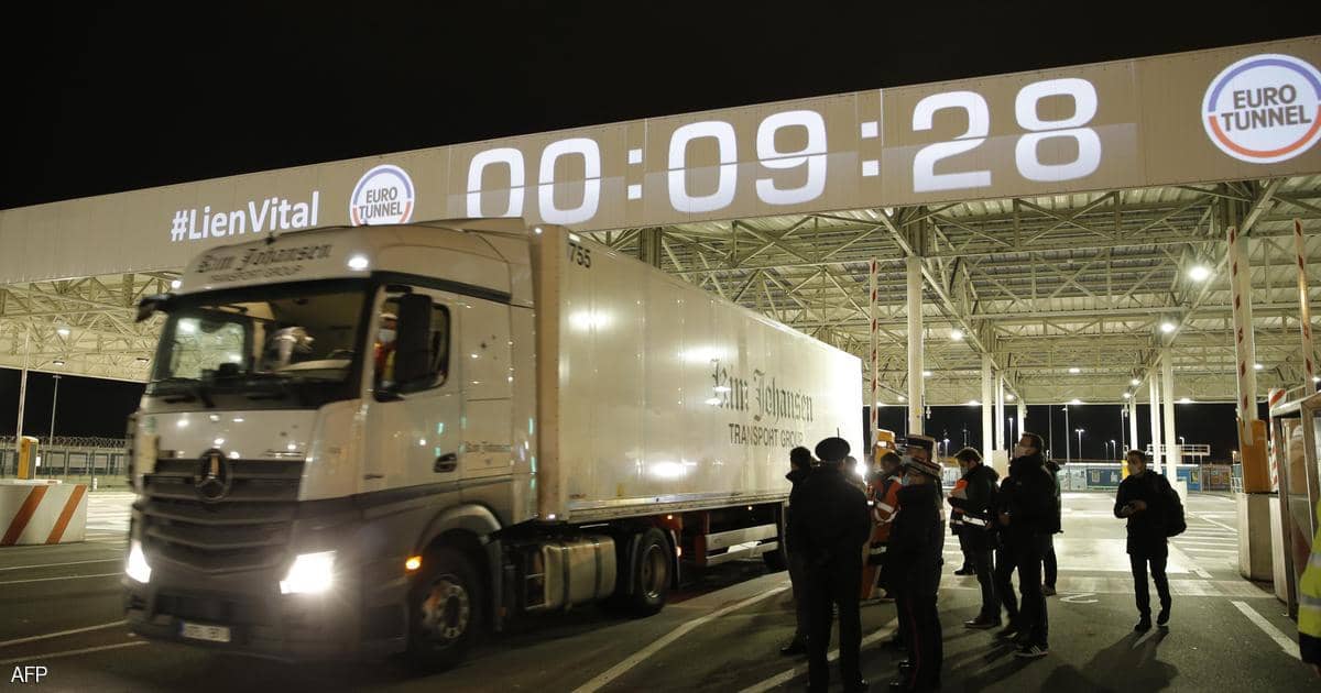 استئناف سلس لحركة المرور عبر نفق المانش