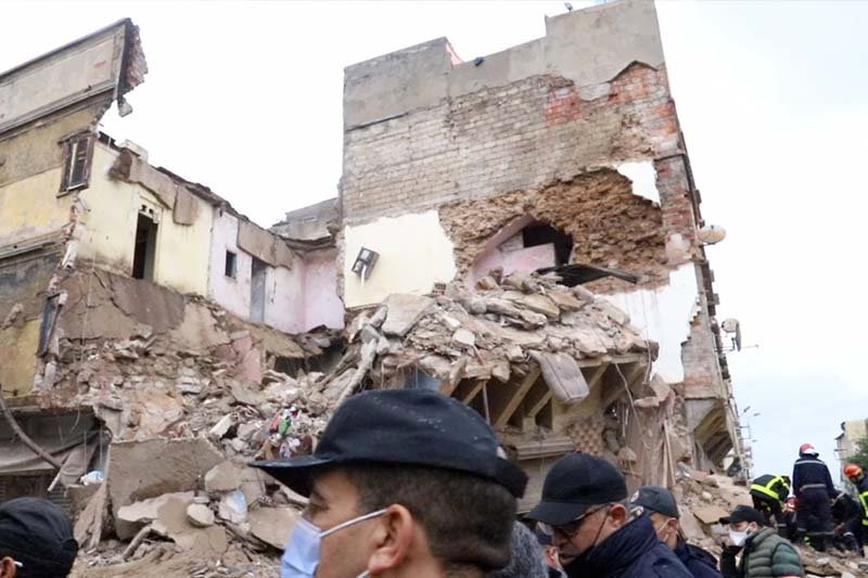 انهيار منزل بالحي المحمدي