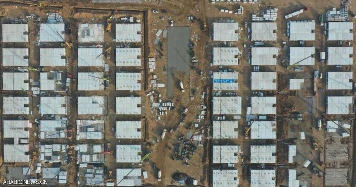 بالصور.. الصين تشيد صرحا هائلا “لاحتواء كورونا”